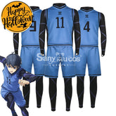 【In Stock】Anime Blue Lock Cosplay Team Z Football Jersey Costume Costumes